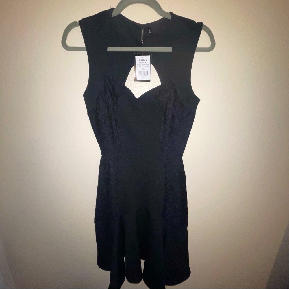 Black Lace Dress! NWT! Holiday Party Cocktail Dress! Christmas Event!
